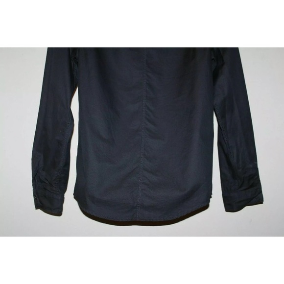 APC MEN’S BLACK RUE MADAME PARIS MILITARY SHIRT SM - Picture 9 of 9